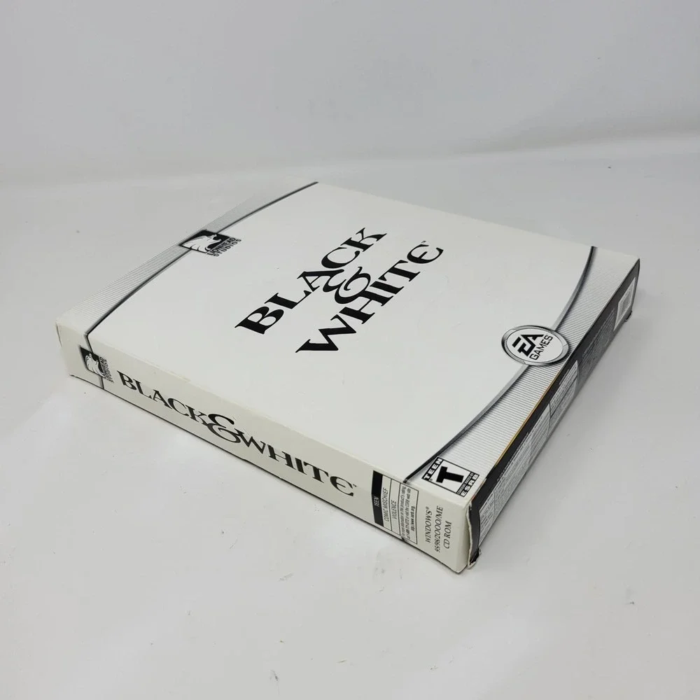 Black & White PC Big Box Game 2001 EA Games Lionhead Studios Complete